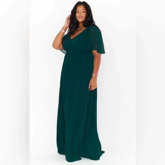 NWT-Show me your MuMu Emily Empire maxi dress - Picture 5 of 12